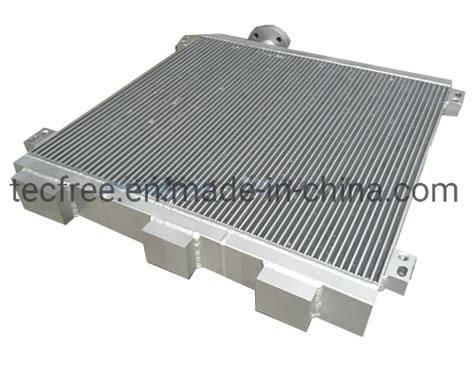 Aluminum Bar Plate Fin Oil Cooler For Atlas Air Compressor