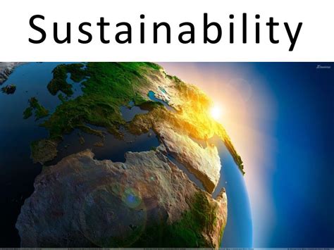 Sustainability Powerpoint Template