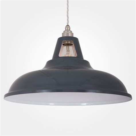 Coolicon Industrial Pendant Light Supersized Dark Grey Pendant