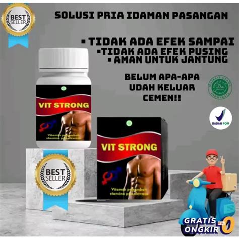 Jual Kapsul Kuat Pria PERKASA VIT STRONG Jamu Herbal Tahan Lama