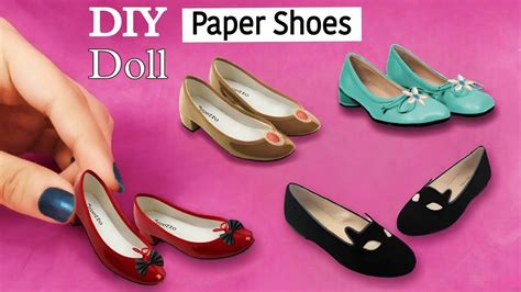 Doll Craft Doll Shoes Paper Craft Ideas Easy Craft Ideas Barbie