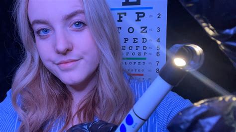 Asmr Eye Exam 👀[light Triggers Gloves And Up Close Examination