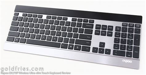 Rapoo E P Wireless Ultra Slim Touch Keyboard Review Goldfries