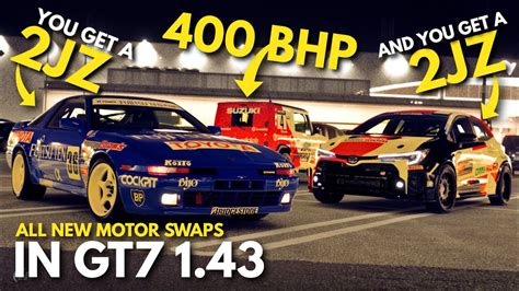 All New Engine Swaps In Gt Part Gran Turismo February