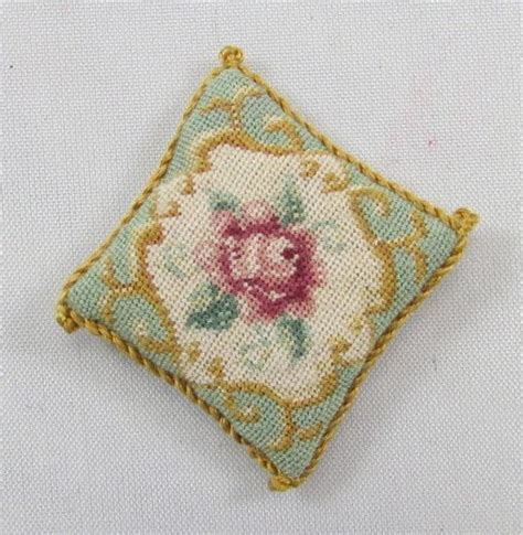 Hand Embroidered Th Scale Cushion By Nicola Mascall