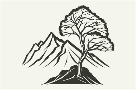 Alpine Tree Vector Art Icons And Graphics For Free Download