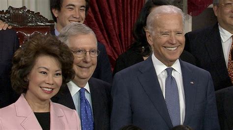 VP Goes Full Biden for Senate Swearing-In Ceremony - NBC News