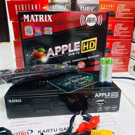 Jual Set Top Box Dvb T Matrix Apple Bisa Youtube Iptv Shopee Indonesia