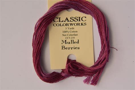 Mulled Berries Colorworks 6 Strand Hand Dyed Embroidery Floss The