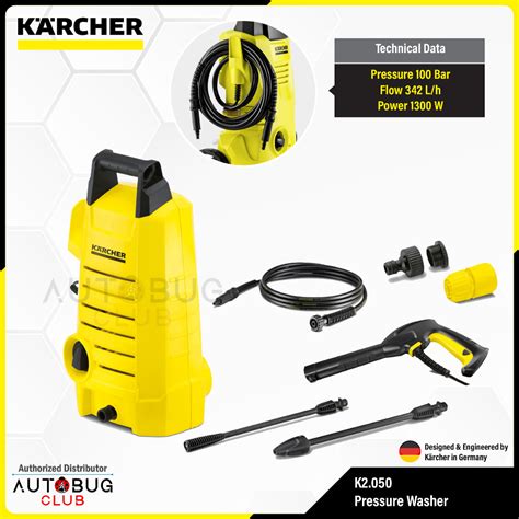 Karcher K High Pressure Washer Portable Power Water Jet Cleaner