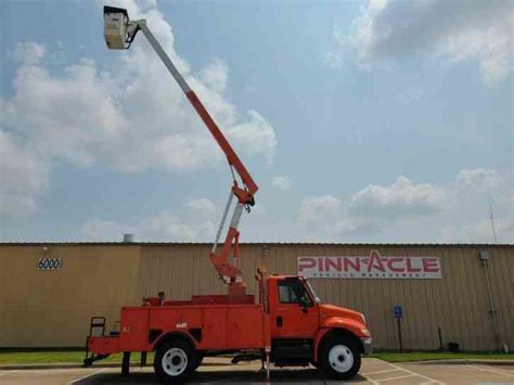 International 4300 42 Eti Bucket Truck With Cable Spooler 2010