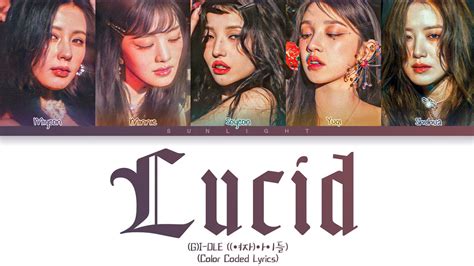 G I DLE 여자 아이들 Lucid Legendado Tradução PT BR Color Coded