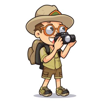 Zoologist Clipart Man In Safari Outfit And Monkey Cartoon Character Vector, Zoologist, Clipart ...