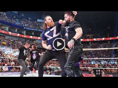 WWE Sami Zayn Kevin Owens Vs Finn Balor Dominik Mysterio YouTube