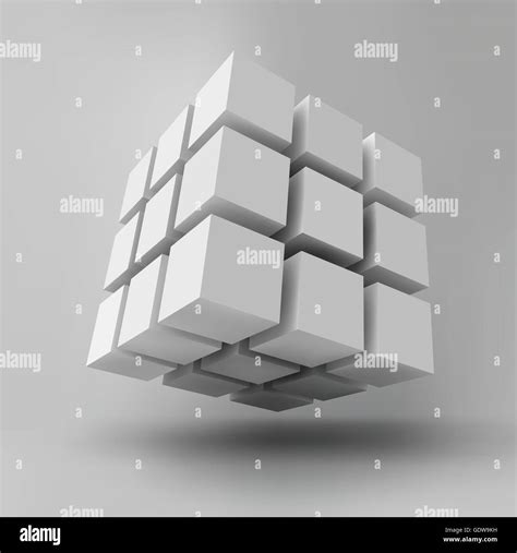 Futuristic Cube Stock Vector Images Alamy