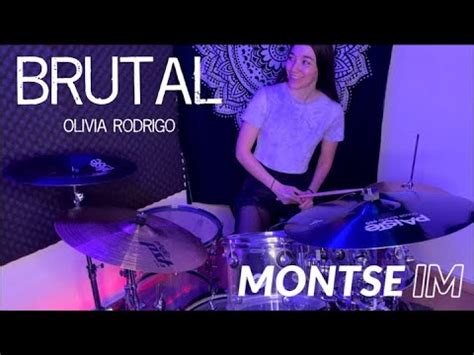 Brutal By Olivia Rodrigo Drum Cover L Montse IM YouTube