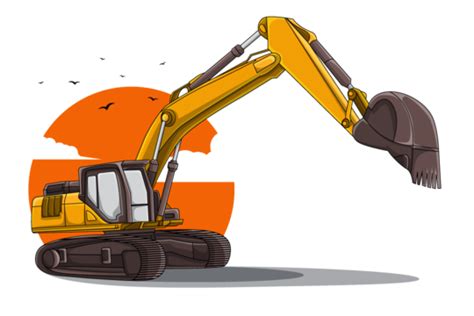 Heavy Excavator Construction Png Transparent Images Free Download