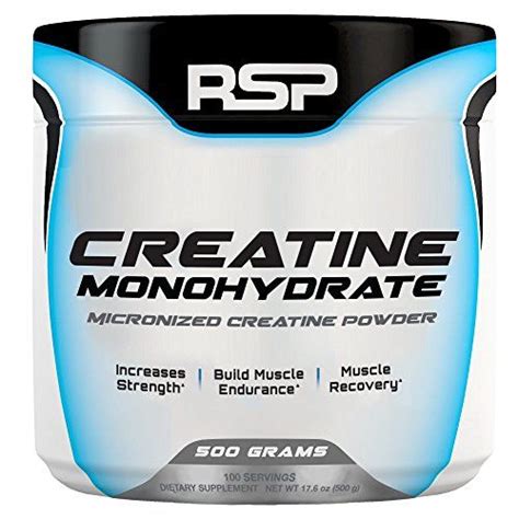 Rsp Creatine Monohydrate Pure Micronized Creatine Powder Supplement