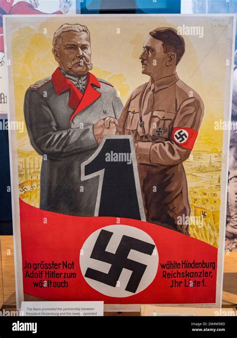 A Nazi Propaganda Poster Promoting Partnership Between President