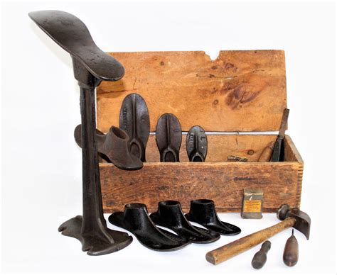 Antique Shoe Repair, Cobbler Repairing Kit, Shoe Anvil, Antique Cobbler ...