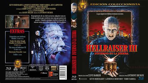 Hellraiser Iii Fogo Maldito Iii Inferno Na Terra Blu Ray Importado