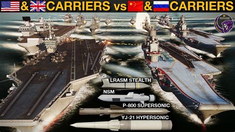 Us Uk Carrier Groups Vs Chinese Russian Carrier Groups