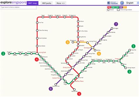 Introducing The Explore Singapore Mrt Map The Explore Blog