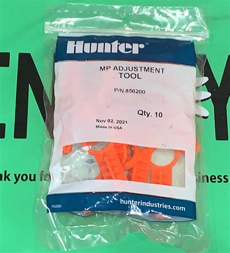 (10 Pack) Hunter 856200 MP Rotator Adjustment Tool for Hunter Sprinkle ...