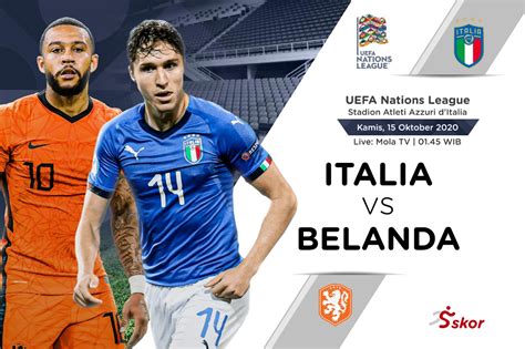 Link Live Streaming Italia Vs Belanda Di Uefa Nations League