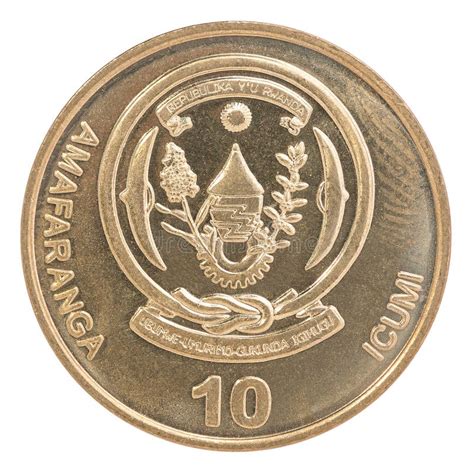 Rwanda Franc Coin Stock Image Image Of Eastern Finance 88823177