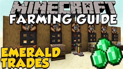 The Best Villager Trades For Farming Emeralds Minecraft Farming Guide