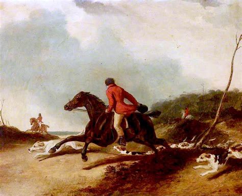 Réplique De Peinture Un chasseur qui encourage les Hounds de Abraham