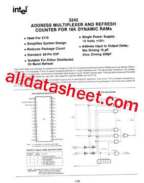 3242 Datasheet(PDF) - Intel Corporation