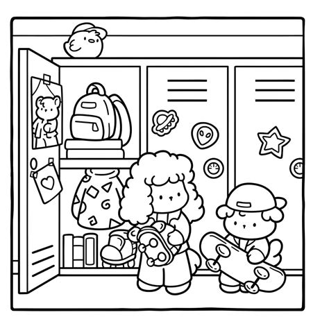 Bobbie Goods Na Escola Para Colorir - Desenho de Bobbie Goods no Natal para colorir - Mr Desenho