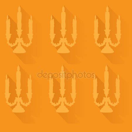 Candle Stands Stock Vector Image By Fractal 5626983