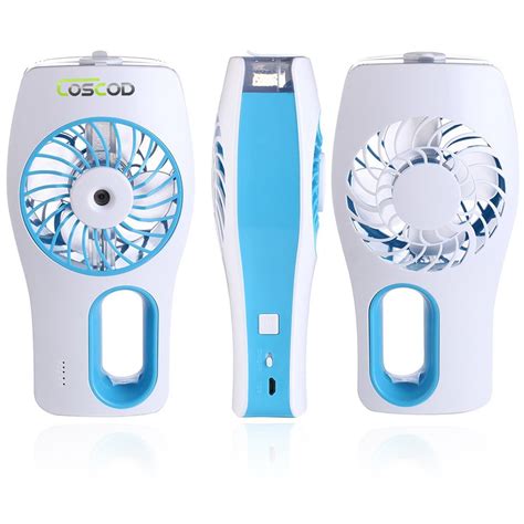 Rechargeable Handheld Usb Mini Misting Fan With Personal Cooling Outdoor Mist Humidifier