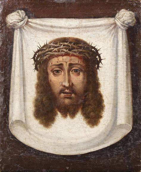 Spanish School The Veil Of Saint Veronica