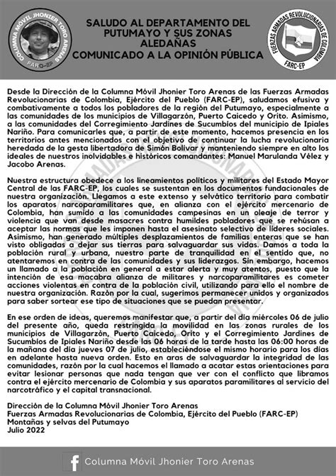 Urbano Analisis On Twitter Alerta En Putumayo Y Nari O El