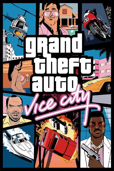 Постер Grand Theft Auto: Vice City (GTA) (арт. 6761) — Купить с ...