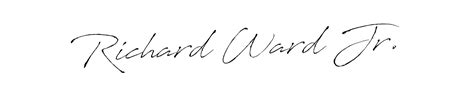 70 Richard Ward Jr Name Signature Style Ideas Ultimate E Sign