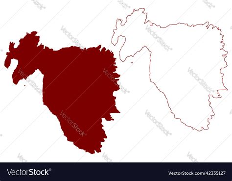 Noss island united kingdom of great britain Vector Image