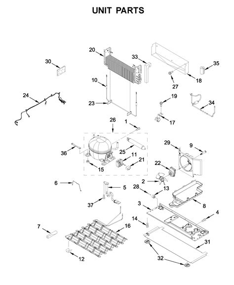 Official Whirlpool Wrf767sdhz01 Bottom Mount Refrigerator Parts Sears