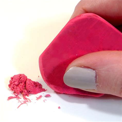 Molding A Kneaded Eraser From A Regular Red Eraser Craft Tutorials