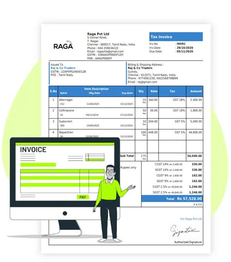 Computerized Invoicing Billing Accounting System Digital Invoicing