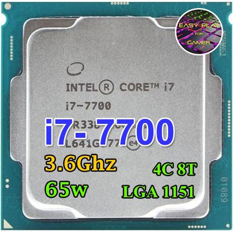 ⚡️cpu Intel I5 6400 I5 6500 I7 6700 I5 7400 I5 7500 I7 7700 Socket 1151 ฟรีซิลิโคน1ซอง