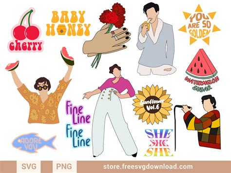 Clip Art Art And Collectibles Cute Harry Styles Svg Harry Styles Cricut Svg Harry Styles Bundle