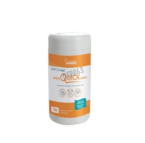 Lingette Anios Quick Wipes boîte de 120 lingettes Matériel de