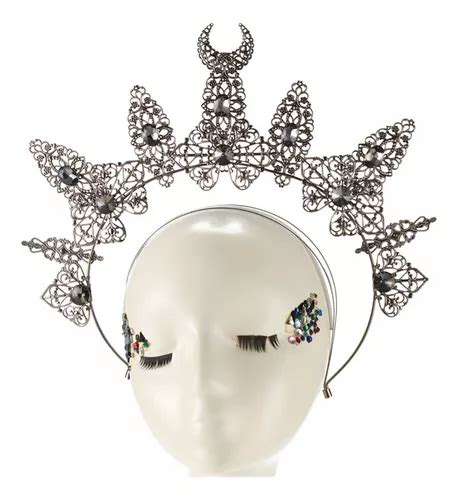 Diadema Barroca Halo Crown Con Forma De Corona Para Cosplay Meses Sin