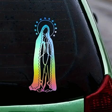 Our Lady Of Fatima Car Sticker Decal Tiendita San Juditas