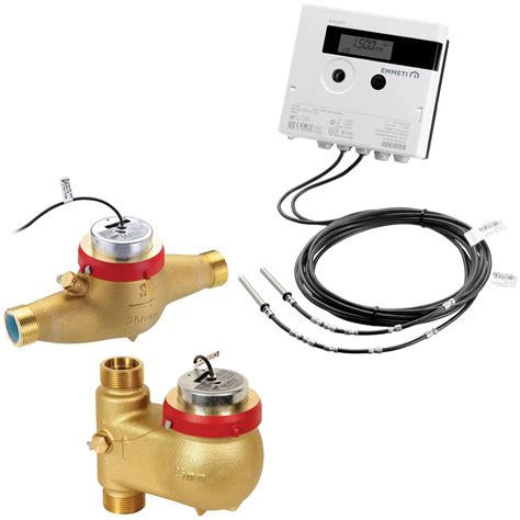 Energy Meter Evo Hot Cold Water High Flow Rates Threaded C Emmeti